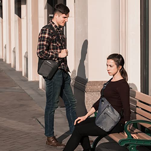 WATERFLY Sling Crossbody Chest Bag: Slim Anti-Theft Cross Body Bag Over Shoulder Backpack Stealth Side Pack Man Woman - Image 6